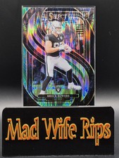 2024 Select Premier Level Brock Bowers Black & Green Shock Prizm RC #118 Raiders