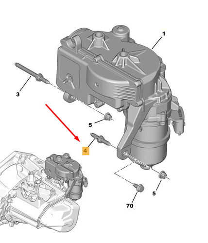 Support De Berceau Moteur PEUGEOT 208 MK1 A9 - Pièce D'origine Neuve - Référence 1806H3