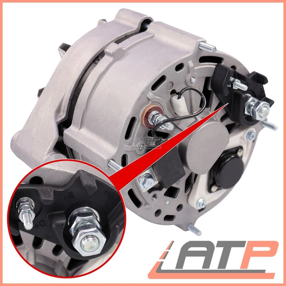 ALTERNATOR 90A FOR VW GOLF MK 2 1.6 D TD YEARS 1984-1991 - Image 3 of 4