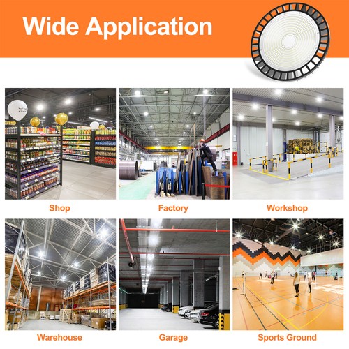 240W Led High Bay Light Commercial Industrial Warehouse Shop Light with US Plug - Picture 13 of 13