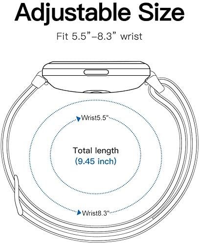 Kompatibel für Embr Wave 2 Band, Stretch Gummis Nylon verstellbar schwarz - Bild 8 von 8