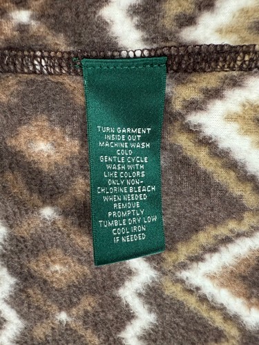 Ralph Lauren L-RL Active Fleece Puffer Quilted Jacket Womens Large Aztec Western - Bild 10 von 14