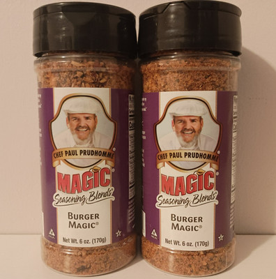 Chef Paul Prudhomme's  Magic Seasoning Blends Burger Magic - 6 oz (2 Pack)