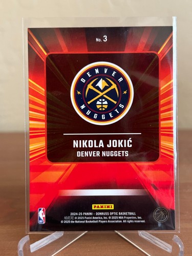 2024-25 Panini Donruss Optic Express Lane Nikola Jokic #3 - Picture 2 of 2
