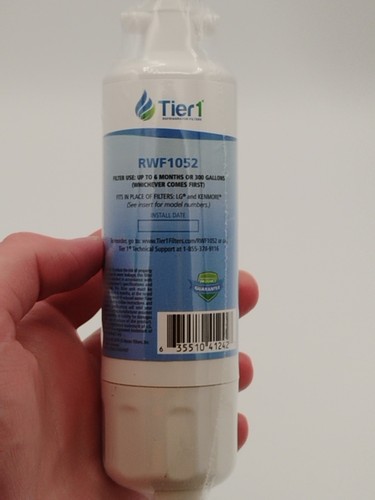 Tier 1 LG Kenmore Replacement Refrigerator Water Filter RWF1052, Brand New - Picture 6 of 10