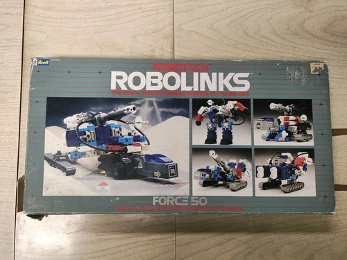 Revell Takara Robotech Robolinks Force 50 Appears Complete In Box Blockman - Picture 1 of 15