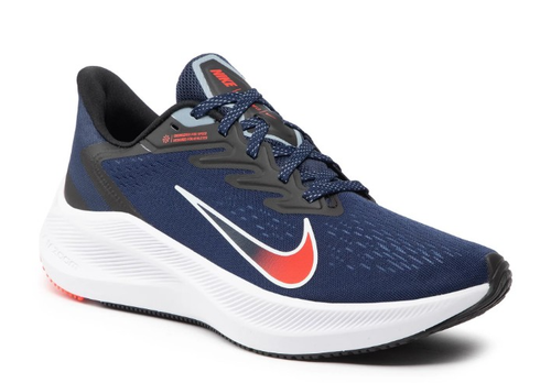 CJ0291-400 Nike Zoom Winflo 7 Hombre Zapatillas Deporte Correr Azul - Imagen 2 de 8