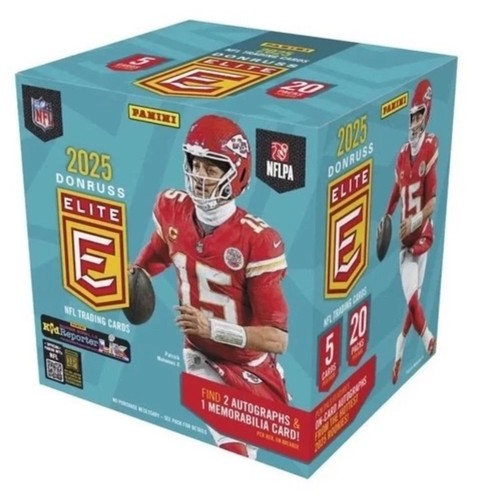 2025 Panini Donruss Elite Football Hobby Box Factory Sealed In Hand