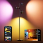 Adjustable 3-Head LED Floor Lamp with Alexa, Music Sync & 64 Scenes, 157cm