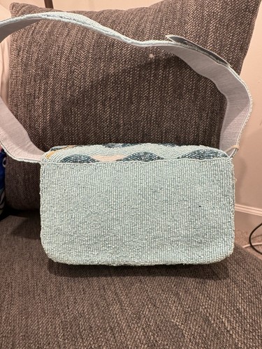 Sol Mer Swimming Ladies Beach Viral Shoulder Beaded Bag NWT Summer Staud Dupe - Picture 2 of 5