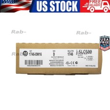 New Factory Sealed AB 1746-OW16 SLC 500 SerD Output Module US Free Tax
