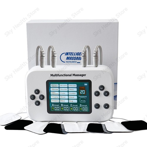 4 Channel TENS EMS Device 15 Modes Muscle Stimulator for Pain Relief Therapy - Picture 9 of 12