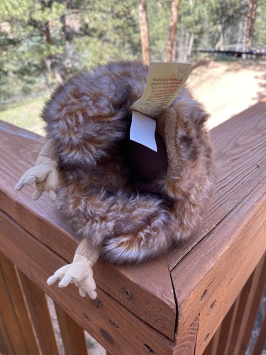 Folkmanis Búho Búho Suave Peluche Marioneta de Mano Difusa Linda 9" Marrón - Imagen 8 de 8