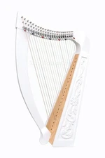 22 Strings Celtic Harp - Beechwood Lyre Harp | Handmade Folk Instrument with Bag