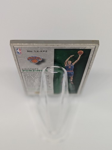2015-16 Luxe Kristaps Porzingis Metal Frame Auto Rookie RC /49 KNICKS CELTICS - Picture 5 of 6