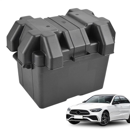 Caja de almacenamiento de baterías de alta resistencia almacenamiento de baterías automotrices barco RV marino - Imagen 9 de 12