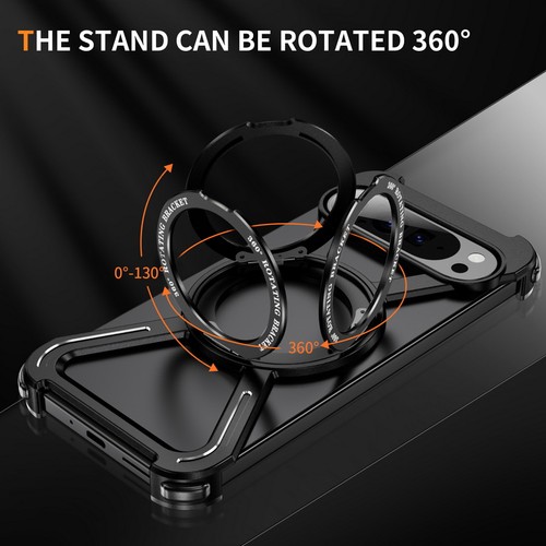 Aluminum Magnetic Holder ShockProof Case For Google Pixel 9 Pro XL 8 Pro Cover - Picture 8 of 16