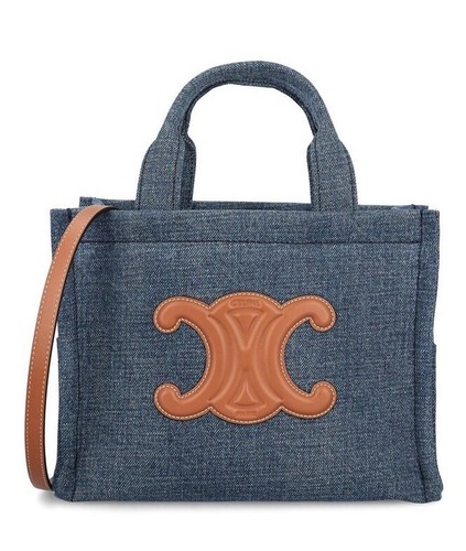 Celine Cabas Thais Tote Triomphe Denim Cuir Canvas Cube Anais Panier Small Bag