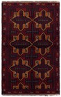Traditional Vintage Hand-Knotted Area Rug 3'5" x 6'0" Oriental Wool Carpet