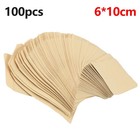 Pack Of 100 Envelopes Kraft Paper Bags Mini Coin Packets Envelopes 6x10cm