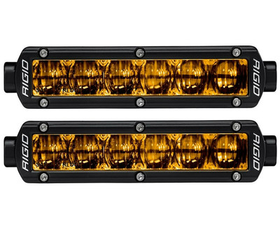 Rigid Industries SR-Series 6  LED Fog Lights SAE/DOT Certified Surface Mount