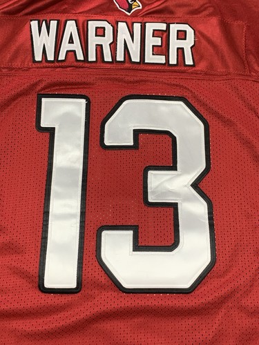 Reebok NFL On Field Jersey Arizona Cardinals #13 Kurt Warner Mens XL-50 Stitched - Picture 10 of 13