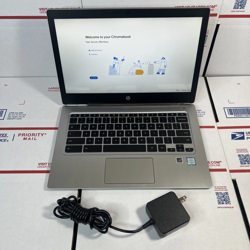 Chromebook HP 13 G1 Intel M5-6Y57 13.3” 8GB RAM 32GB SSD - MISMO DÍA - GARANTÍA Foto 4 de 4