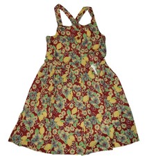 Polo Ralph Lauren Dress Girls Size 8 Floral Sundress Summer Criss Cross Back NWT