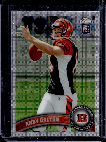 2011 Topps Chrome Andy Dalton RC Xfractors Rookie #51 Bengals