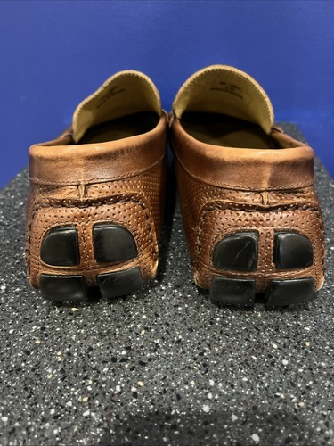 MERCANTI FLORENTINI MENS LEATHER LOAFER DRIVING SHOES SIZE 9.5M - Picture 8 of 8