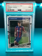 2023-24 Donruss Optic FIFA Soccer Rated Rookie Lamine Yamal RC PSA 9 Card