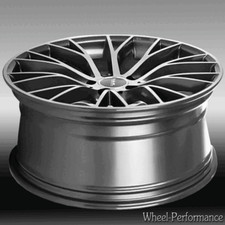 18 Zoll MM1 concave Alufelgen 8x18 5x108 ET42 grau frontpoliert für Ford