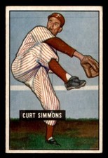 1951 Bowman Baseball #111 Curt Simmons VG/EX *i1
