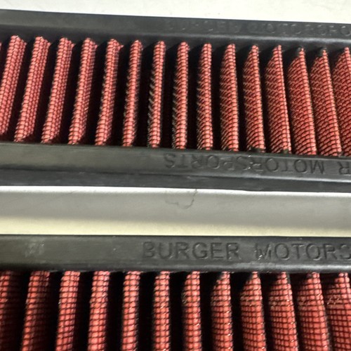 BMW E88 E90 E92 E93 BMS Burger Motorsports Cabin Air Filter Cowl Cover Pair Red - Bild 3 von 8