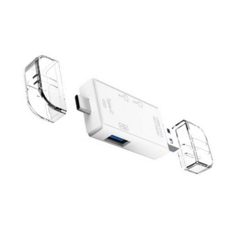 Universal USB C SDTF SDXC MicroSDs Card Reader OTG Supported for Fast Data - Zdjęcie 4 z 10