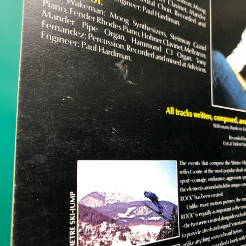Rick Wakeman WHITE ROCK Electro-Synth Soundtrack LP Innsbruck 76 Winter Olympics - Picture 13 of 24