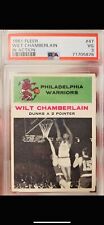 1961 Fleer #47 WILT CHAMBERLAIN Psa 3 In Action “Great Centering”