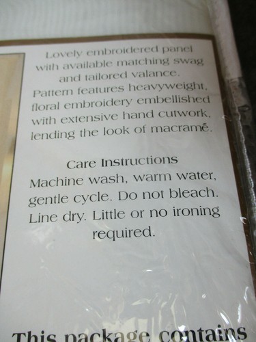 Lorraine Fenster Spitze Volant 60" x 22" - Noelle Muster - Bild 3 von 4