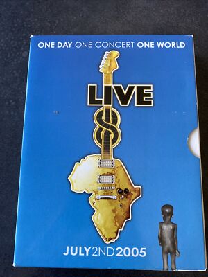 LIVE AID 2005 BOX 4 DVD DIGIPCK ONE CONCERT ONE DAY ONE WORLD BOB GELDOF
