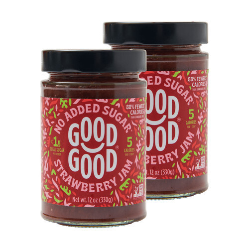 Good Good Keto freundliche süße Erdbeermarmelade, 88% weniger Kalorien, 12oz (2er Pack) - Bild 1 von 7