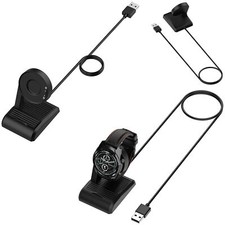 For Ticwatch Pro 3 Smart Watch Magnetic Charging Cradle Dock Stand USB Cable