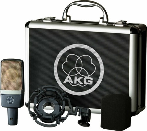 Microphone à condensateur professionnel filaire AKG HARMAN C214 studios haut de gamme - Photo 1/1