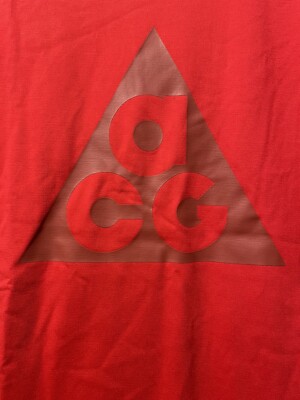 ひろです♬ Nike ACG Red Brown Heavyweight Loose Fit Short-Sleeve T