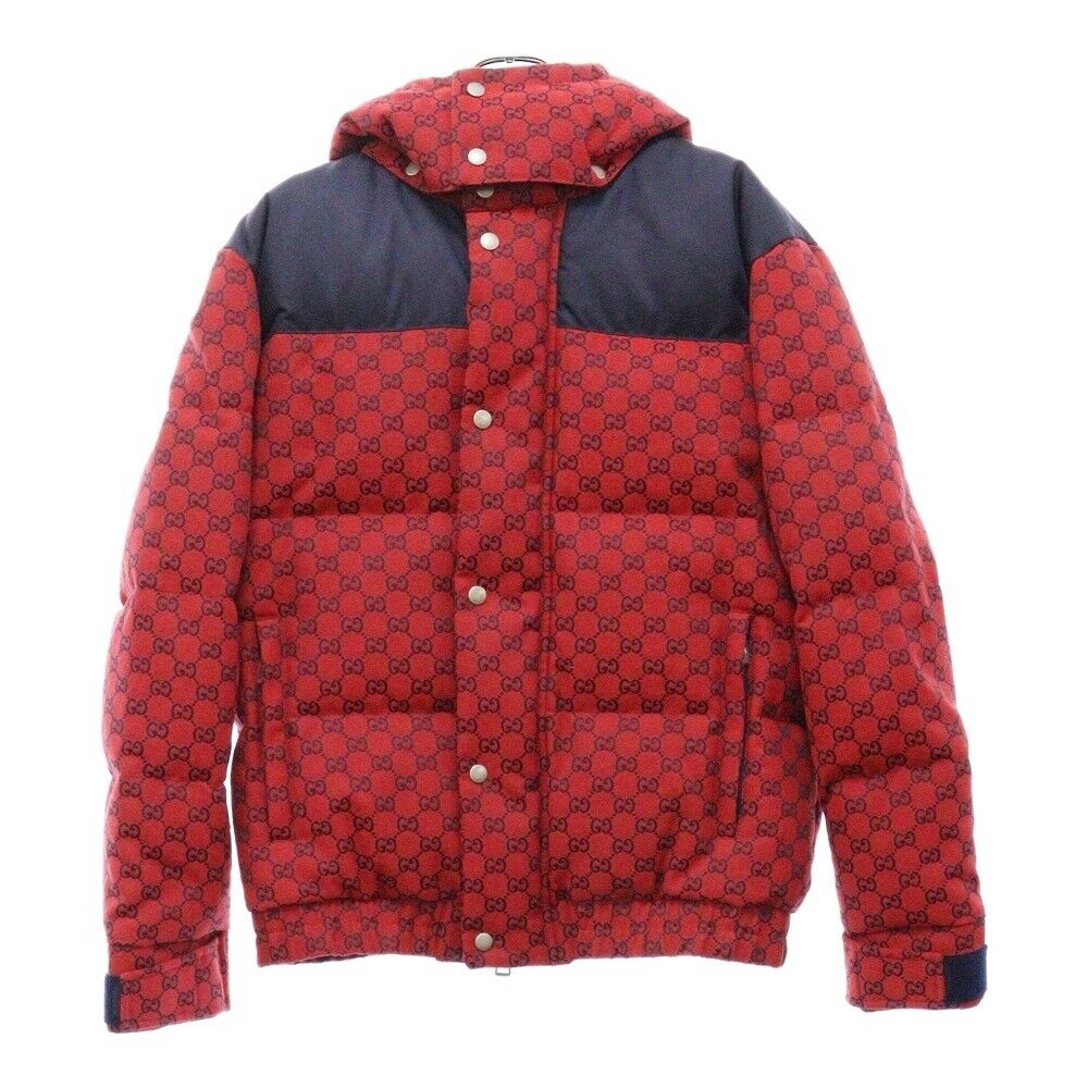 GUCCI 23AW GG Canvas down jacket red 762559 Z8BNP | eBay GUCCI 23AW GG Canvas down jacket red 762559 Z8BNP | eBay