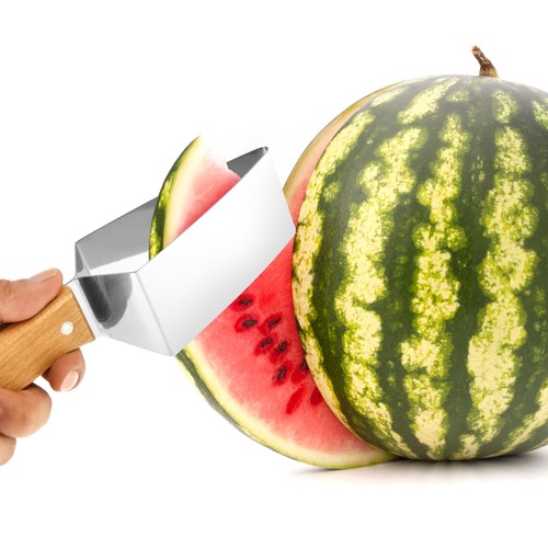 Triangle Watermelon Slicer Stainless Steel Watermelon Cutter elkrz - Picture 8 of 11
