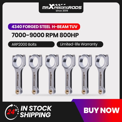 Connecting Con Rod Rods Fit Toyota Supra JZA70 Crown 2.5L 1JZ 1JZ-GTE Conrod ARP - Picture 2 of 12