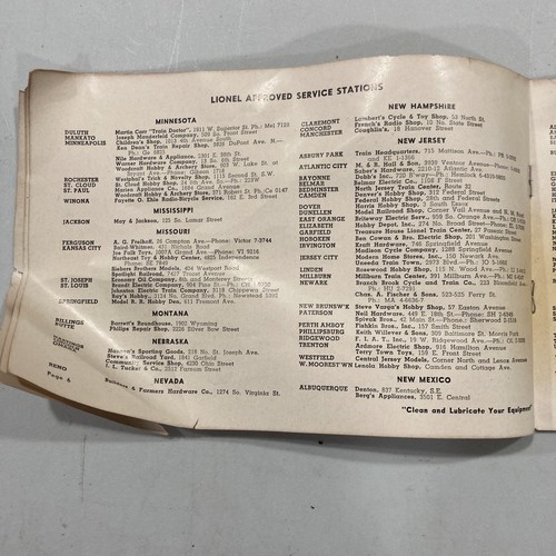 Estaciones de servicio aprobadas Lionel 1954-1955 - Imagen 6 de 12