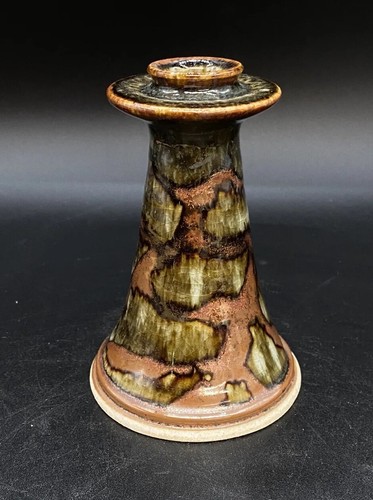 BCP Studio Pottery Ceramic Glazed Hand Crafted Candlestick 4 3/4” - Picture 6 of 10