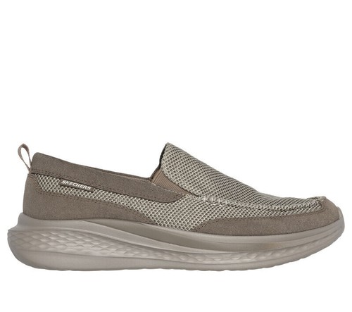Herren Skechers Relaxed Fit Slade-Munson Slipper 205102 Farbe Taupe Brandneu - Bild 3 von 6