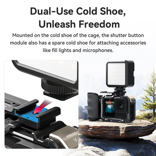 for Insta360AcePro2 Street Photography Grip for D-JI Action New - Picture 12 of 16